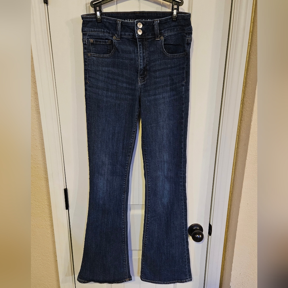 American Eagle High Rise Artist Flare 10